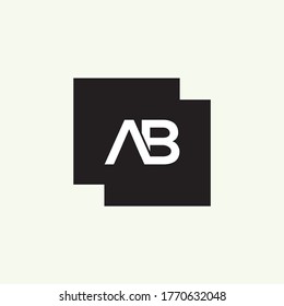 Premium Vector AB Letter Logo.
Beautiful Minimalist Logotype design for branding,
Elegant identity design.
