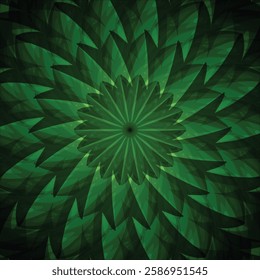 Premium Vector Abstract art leaves vector background