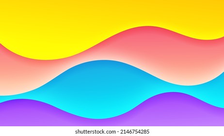 Premium vector abstract backgrond with soft gradient color and dynamic shadow. Vector background for wallpaper. Eps 10