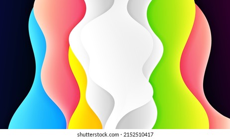 Fondo abstracto de vector premium con color gradiente suave y sombra dinámica. Fondo vectorial para fondo de pantalla. Eps 10