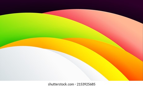 Premium vector abstract backgrond with soft gradient color and dynamic shadow. Vector background for wallpaper. Eps 10