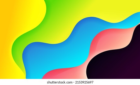 Premium vector abstract backgrond with soft gradient color and dynamic shadow. Vector background for wallpaper. Eps 10