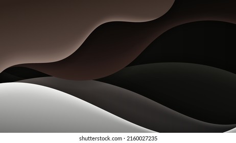 Premium vector abstract backgrond with soft gradient color and dynamic shadow. Vector background for wallpaper. Eps 10