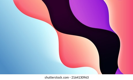 Premium vector abstract background with golorful gradient. Vector background for wallpaper. Eps 10