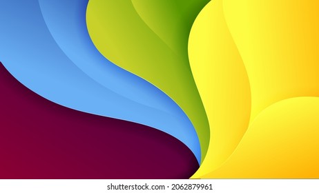Premium vector abstract background with soft gradient color and dynamic shadow on background. Vector background for wallpaper. Eps 10