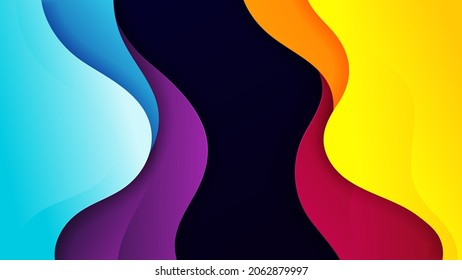 Premium vector abstract background with soft gradient color and dynamic shadow on background. Vector background for wallpaper. Eps 10
