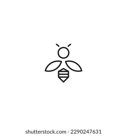 Premium Vector | Abstract Bee logo	