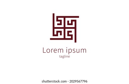 Premium vector abstract building logo, icon design