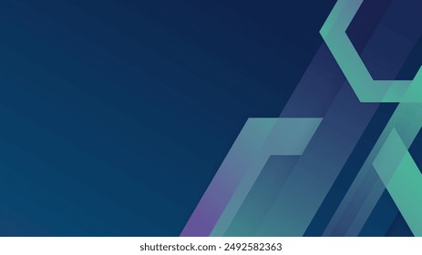 Premium vector abstract business card template
