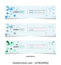 Premium vector abstract geometric colourful design banner web template.