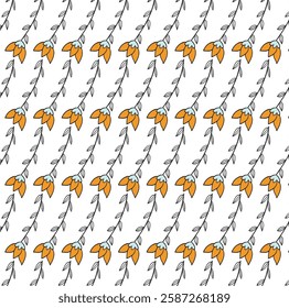 Premium Vector | Abstract a solid small cartoon tiger skin pattern
