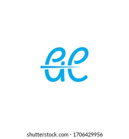 Premium Vector AC Joint Logo.Beautiful Minimalist Logotype design for branding,Elegant identity design.