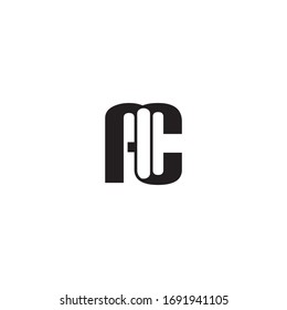 Premium Vector AC letter Logo.Beautiful Minimalist Logotype design for branding,creative Elegant identity design.