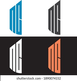 Premium Vector AC Logo in 4 color variations. Beautiful Logotype for luxury branding. Elegant and stylish design for your company.
