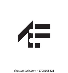 Premium Vector AF Joint  Logo.Beautiful Minimalist Logotype design for branding,Elegant identity design.