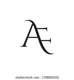 Premium Vector AF Letter  Logo.Beautiful Minimalist Logotype design for branding,Elegant identity design.
