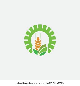 Premium Vector Agriculture Logo.Beautiful Minimalist Logotype design for branding,Elegant identity design.