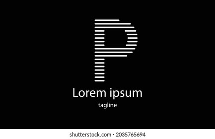 Premium vector alphabet letter simple minimalist logo design template