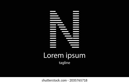 Premium vector alphabet letter simple minimalist logo design template