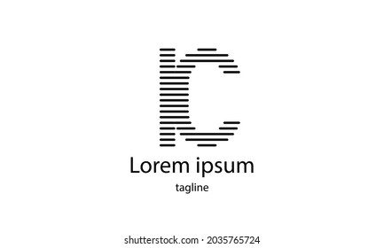 Premium vector alphabet letter simple minimalist logo design template