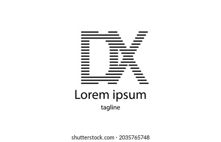 Letra portadora premium letra vectorial simple plantilla de diseño de logotipo minimalista