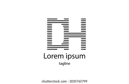 Letra portadora premium letra vectorial simple plantilla de diseño de logotipo minimalista