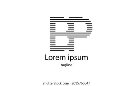 Premium vector alphabet letter simple minimalist logo design template