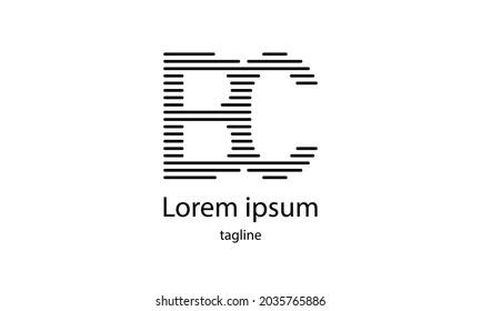 Premium vector alphabet letter simple minimalist logo design template