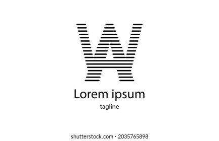 Premium vector alphabet letter simple minimalist logo design template