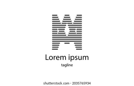 Premium vector alphabet letter simple minimalist logo design template