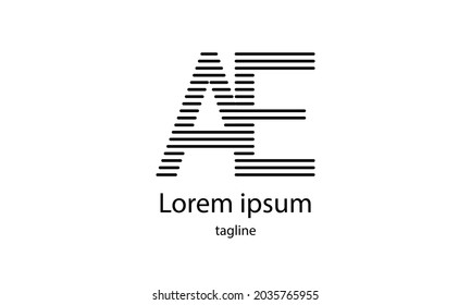 Premium vector alphabet letter simple minimalist logo design template