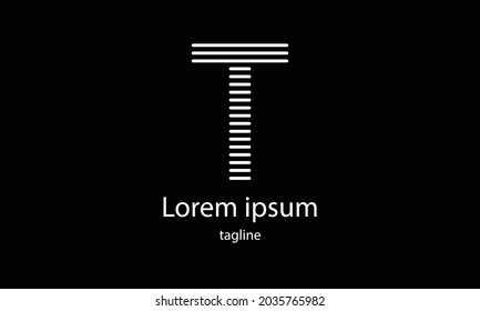 Premium vector alphabet letter simple minimalist logo design template