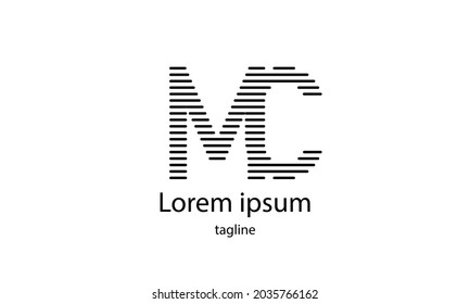 Letra portadora premium letra vectorial simple plantilla de diseño de logotipo minimalista