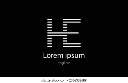 Letra portadora premium letra vectorial simple plantilla de diseño de logotipo minimalista