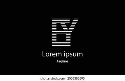 Letra portadora premium letra vectorial simple plantilla de diseño de logotipo minimalista