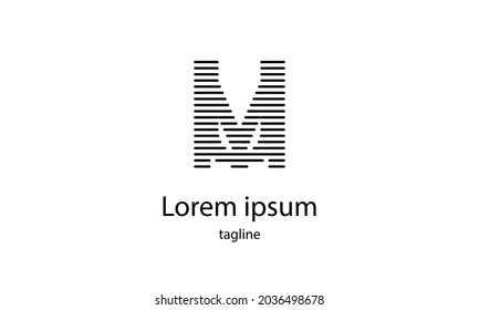 Premium vector alphabet letter simple minimalist logo design template