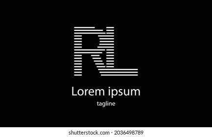 Letra portadora premium letra vectorial simple plantilla de diseño de logotipo minimalista