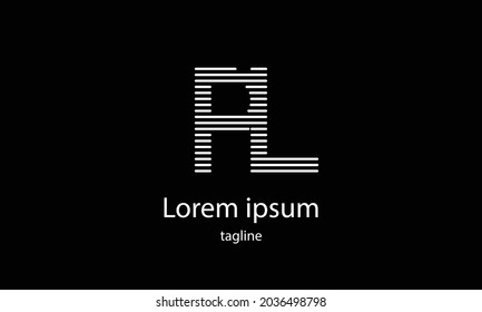 Premium vector alphabet letter simple minimalist logo design template