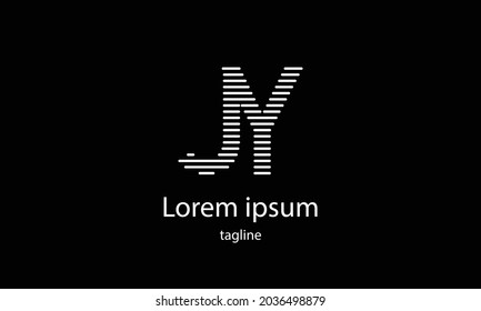 Letra portadora premium letra vectorial simple plantilla de diseño de logotipo minimalista