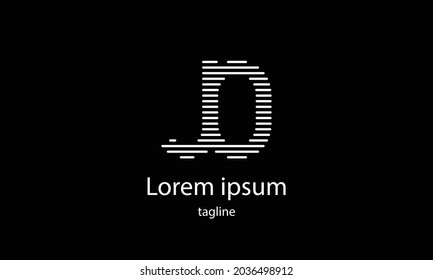 Premium vector alphabet letter simple minimalist logo design template