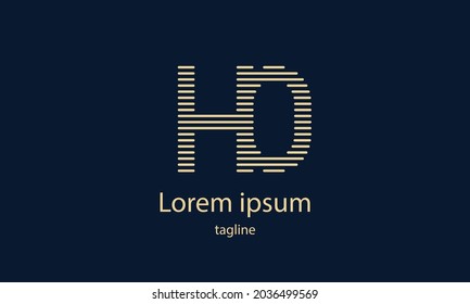 Premium vector alphabet letter simple minimalist logo design template