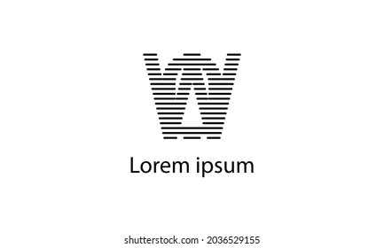 Premium vector alphabet letter simple minimalist logo design template