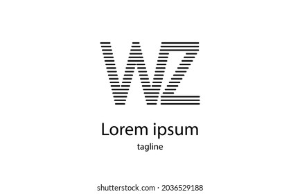 Letra portadora premium letra vectorial simple plantilla de diseño de logotipo minimalista