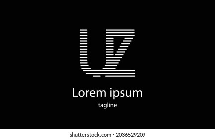 Premium vector alphabet letter simple minimalist logo design template