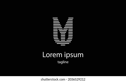 Premium vector alphabet letter simple minimalist logo design template