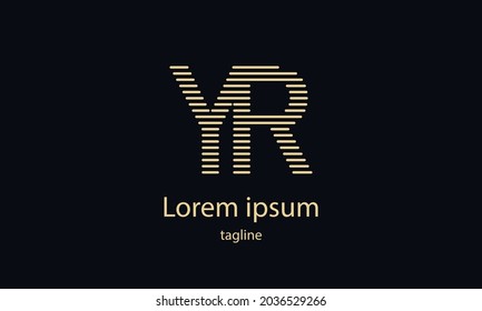 Premium vector alphabet letter simple minimalist logo design template
