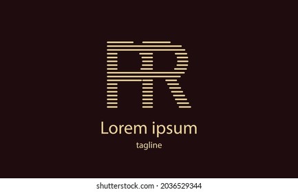 Premium vector alphabet letter simple minimalist logo design template