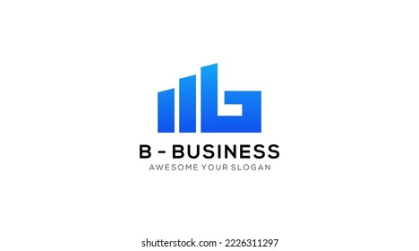 Premium Vector B business logo design vector template
