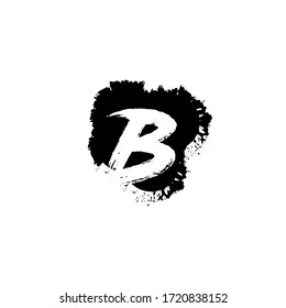 Premium Vector B Letter Logo.Schönes minimalistisches Logotypdesign für die Markendarstellung,Elegantes Identitätsdesign.
