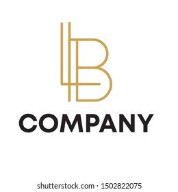 Premium Vector B Logo variations. Beautiful Logotype design for luxury company